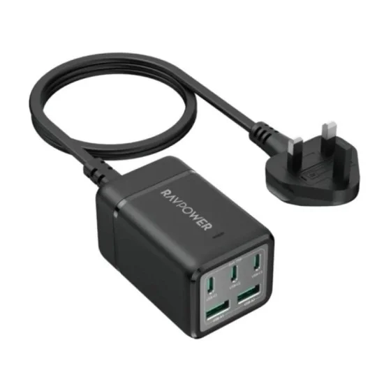 Rav Power 75W Power Strip 5-Port Without Ac Outletsc Offline Black